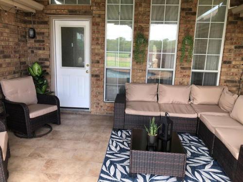 Luxurious Villa Mesquite 3BD 2BA with Poolにあるシーティングエリア
