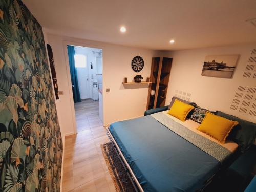 Postel nebo postele na pokoji v ubytování Joli studio 25m2 avec cuisine