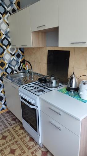 Dapur atau dapur kecil di Keskallee Apartment