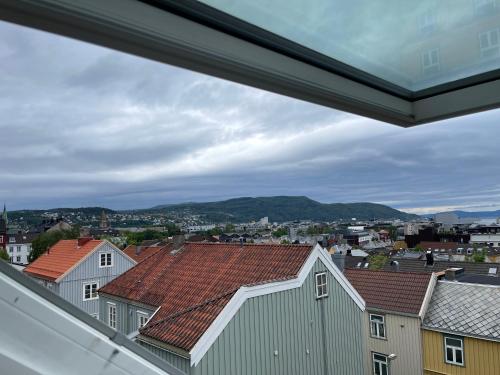 a view of a city from a roof at City View & Central Location in Trondheim