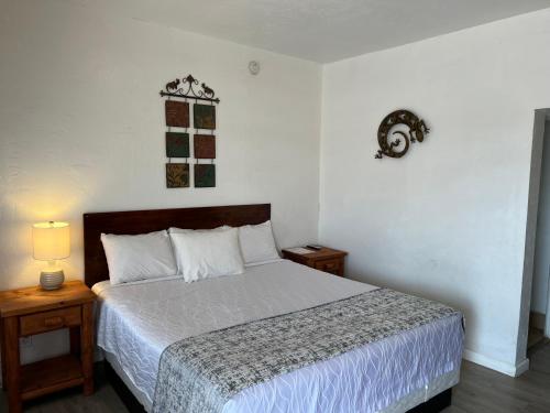 Postel nebo postele na pokoji v ubytování Supai Motel