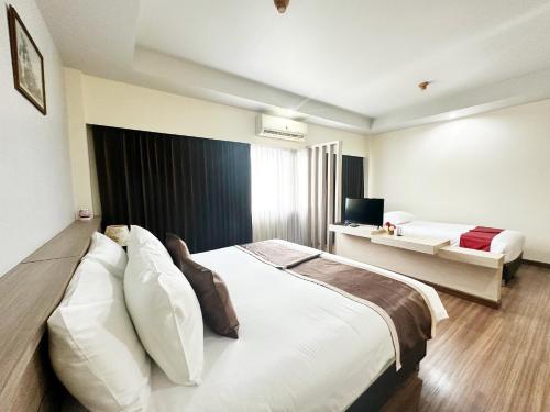 Akelada Hotelにあるベッド