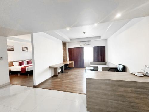 Akelada Hotelにあるベッド