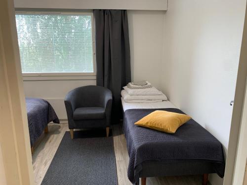 Ένα ή περισσότερα κρεβάτια σε δωμάτιο στο 1BR Apartment TO8- big balcony, free parking
