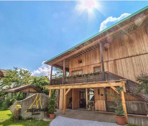 Κήπος έξω από το Naturidyll Mitterbach