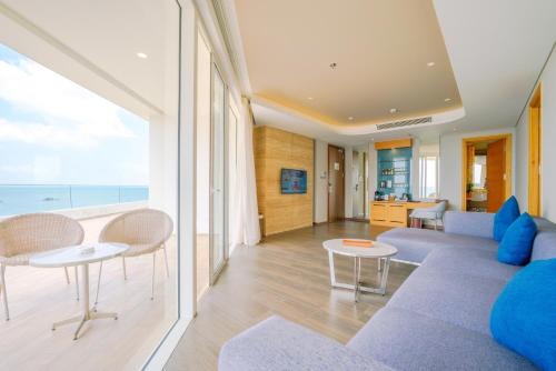 Un lugar para sentarse en Seashells Phu Quoc Hotel & Spa