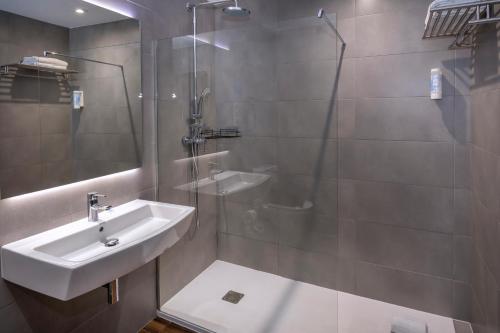Kúpeľňa v ubytovaní Hostal Operaramblas