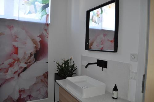 Koupelna v ubytování Ferienwohnung Binder Hubertusstraße