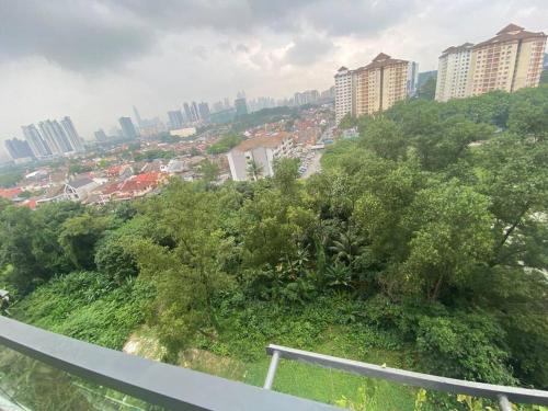 Nespecifikovaný výhled na destinaci Kuala Lumpur nebo výhled na město při pohledu z apartmánu