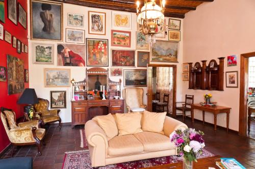 Χώρος καθιστικού στο Wittedrift Manor House