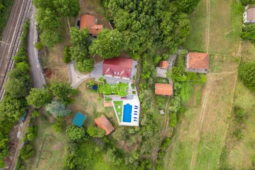 Άποψη από ψηλά του Villa Schumann