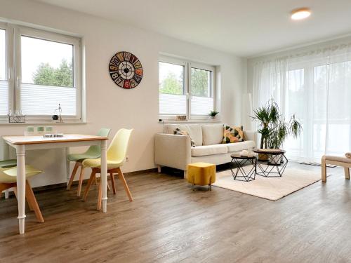 Ruang duduk di Maisonette-Wohnung in Norderstedt
