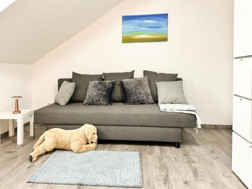 Ruang duduk di Maisonette-Wohnung in Norderstedt