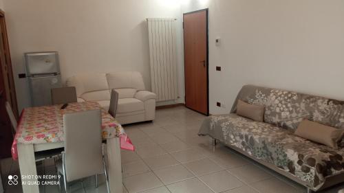 Χώρος καθιστικού στο Casa Vanda