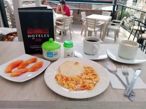 Jídlo v hotelu nebo okolí