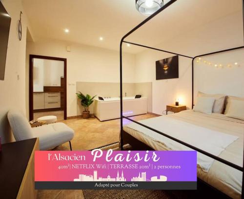 L'Alsacien Plaisir- Balnéo-Wifi-Netflix