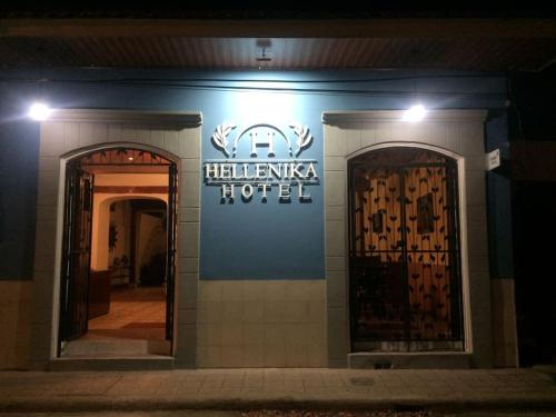 Hotel Hellenikaに飾ってある許可証、賞状、看板またはその他の書類
