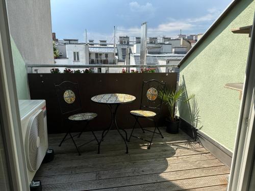 Dachgeschoss für 4 mit Terrasse