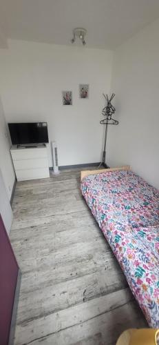 Postel nebo postele na pokoji v ubytování Gîte Savigny en Sancerre