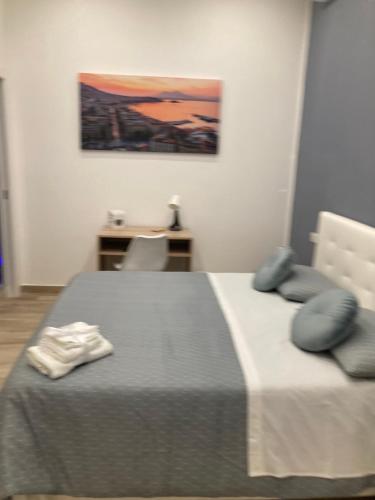 Ένα ή περισσότερα κρεβάτια σε δωμάτιο στο GoldenHouse