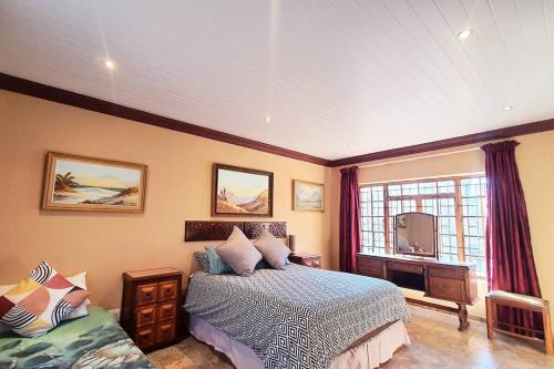 Un ou plusieurs lits dans un hébergement de l'établissement Honeypot Fly Fishing Eco Chalet