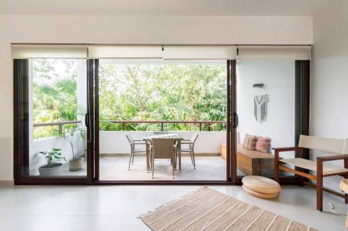 Balkón nebo terasa v ubytování Tropical Escape