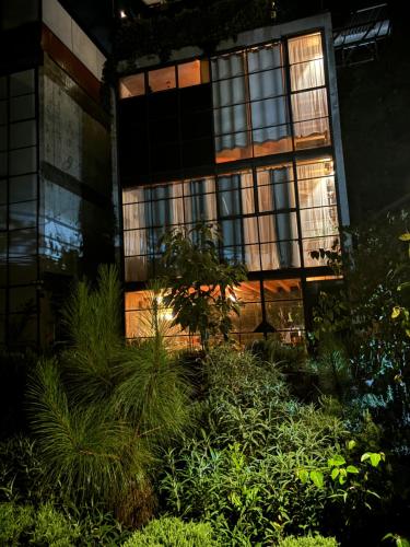 Κήπος έξω από το ecoALDEA Morelia