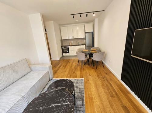 Posezení v ubytování Luxury new apartment in Belgrade