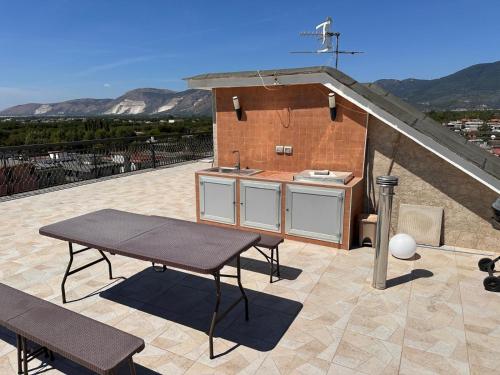 Nespecifikovaný výhled na hory nebo výhled na hory při pohledu z apartmánu