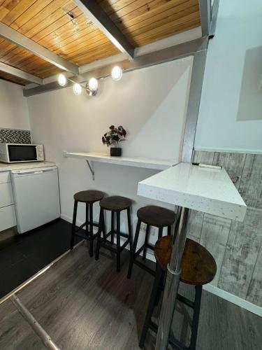 Nhà bếp/bếp nhỏ tại Aparsol Apartments