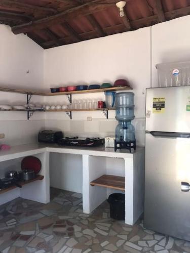 Η κουζίνα ή μικρή κουζίνα στο Casa Playa JaDe