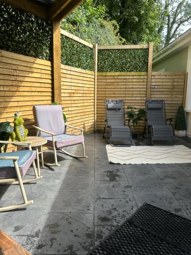 Patio nebo venkovní prostory v ubytování Sèid Bò - Sleeps 6 - NEW Private 6 Person HotTub Available