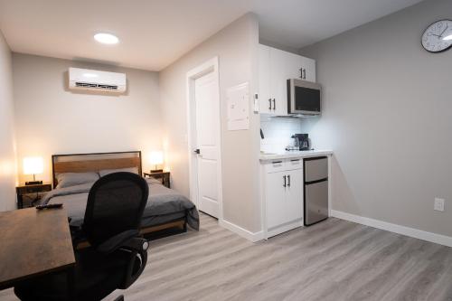 Kuchyň nebo kuchyňský kout v ubytování Upartments