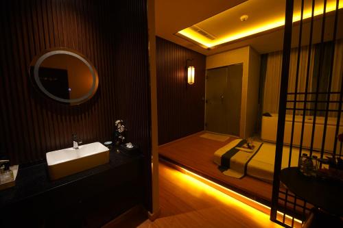 Koupelna v ubytování Grand Villaggio Hotel Abu Dhabi