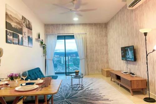 Μια τηλεόραση ή/και κέντρο ψυχαγωγίας στο Continew Residence Cozy Suite by GUESTONIC