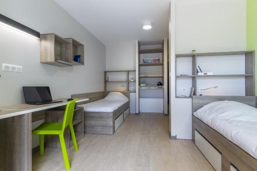 Postel nebo postele na pokoji v ubytování Cap Mauriana