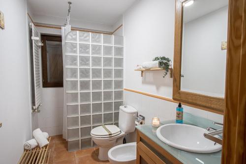 Koupelna v ubytování Casa nora villanua