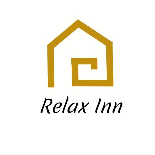 a logo for a real estate agency with a house at RELAX INN - Messe contactless check in in Hannover
