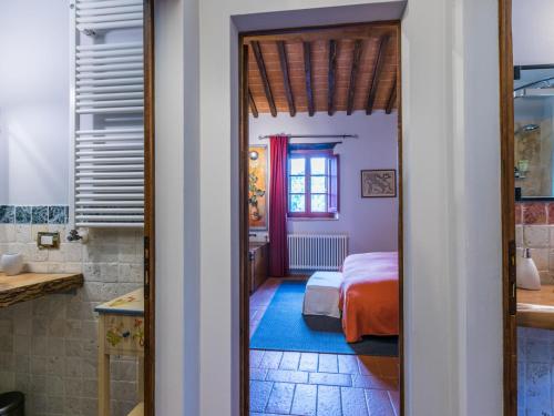 Katil atau katil-katil dalam bilik di Apartment Il Cinghiale by Interhome