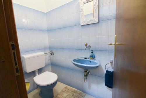Koupelna v ubytování Apartment Wanda - Medveja