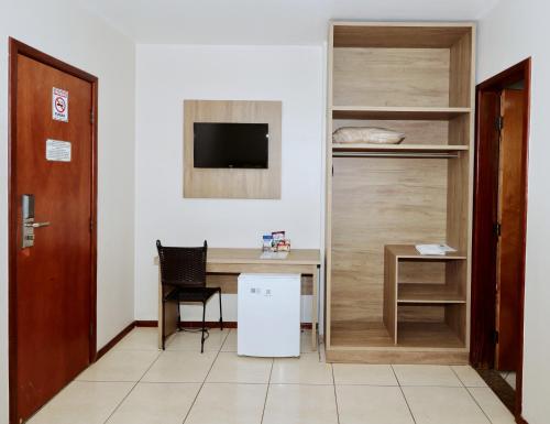 Kuchyň nebo kuchyňský kout v ubytování Montblanc Hotel