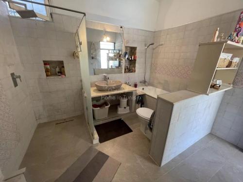 Koupelna v ubytování location Maison d hotes a Chott Meriem