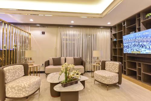 Ảnh trong thư viện ảnh của شقق وغرف امار للشقق المخدومة حي الملقا فئة التصنيف اقتصادي ở Riyadh