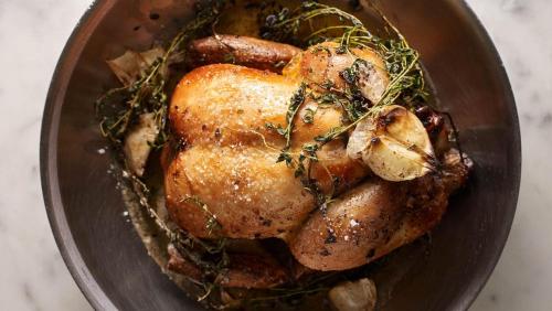 a plate of food with chickens and other foods at The Venetian Resort Las Vegas By Suiteness in Las Vegas
