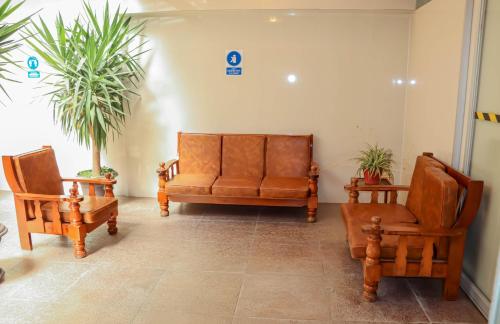 Zona de estar de Andes House Cusco