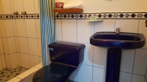 Koupelna v ubytování Hotel La Jungla