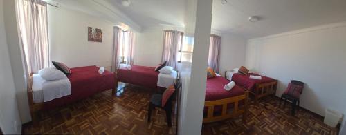 Zona de estar de Andes House Cusco