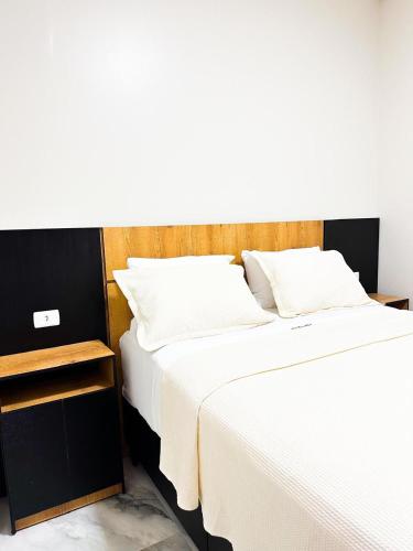 Katil atau katil-katil dalam bilik di Hotel Barruada