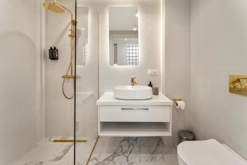 Koupelna v ubytování Solridge Aparthotel