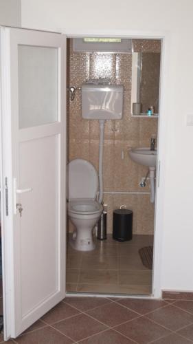 Koupelna v ubytování Apartmani Borovi